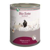 Nassfutter Herrmanns Bio-Ente Reinfleisch