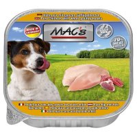 Nassfutter MACs Huhn pur mit Geflügelherzen