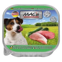 Nassfutter MACs Rind, Geflügel & Zucchini