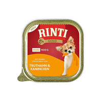 Nassfutter RINTI Gold Mini Truthahn & Kaninchen