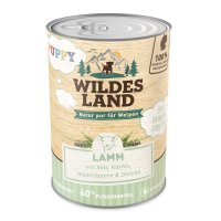 Nassfutter Wildes Land Puppy Lamm mit Reis, Kürbis und Wildkräutern