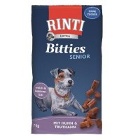 Snacks RINTI Extra Bitties Senior Huhn & Truthahn